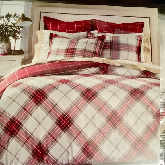 Martha Stewart Bedding Nwt Flannel Duvet Fullqueen Poshmark